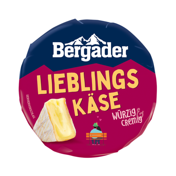 Bergader Lieblingskäse würzig & cremig