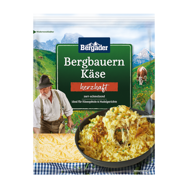 Bergbauern Reibekäse herzhaft