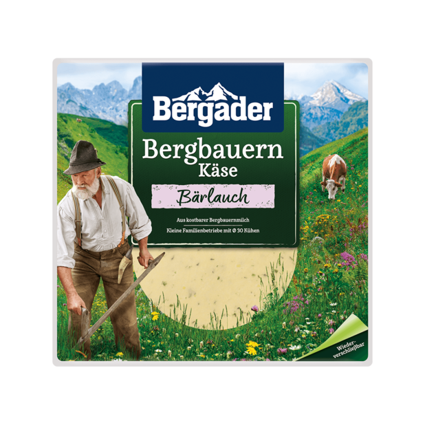 Bergbauern Käse Bärlauch